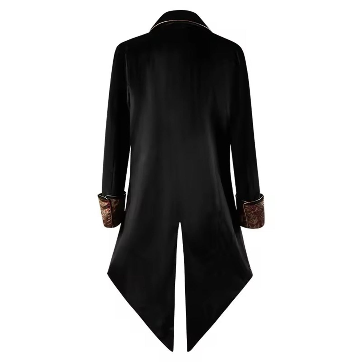 Men's Punk & Gothic Embroidered Tailcoat