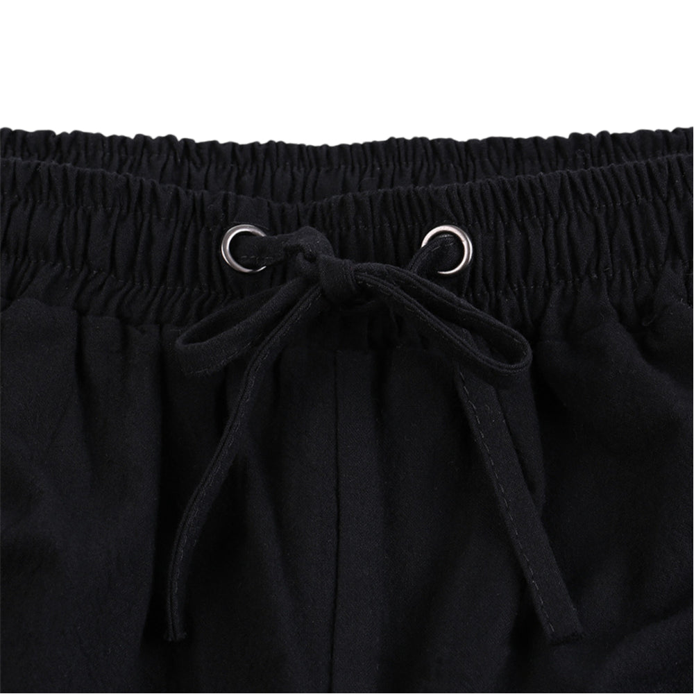 Retro Pirate Style Cotton Linen Pants - Retrorobe