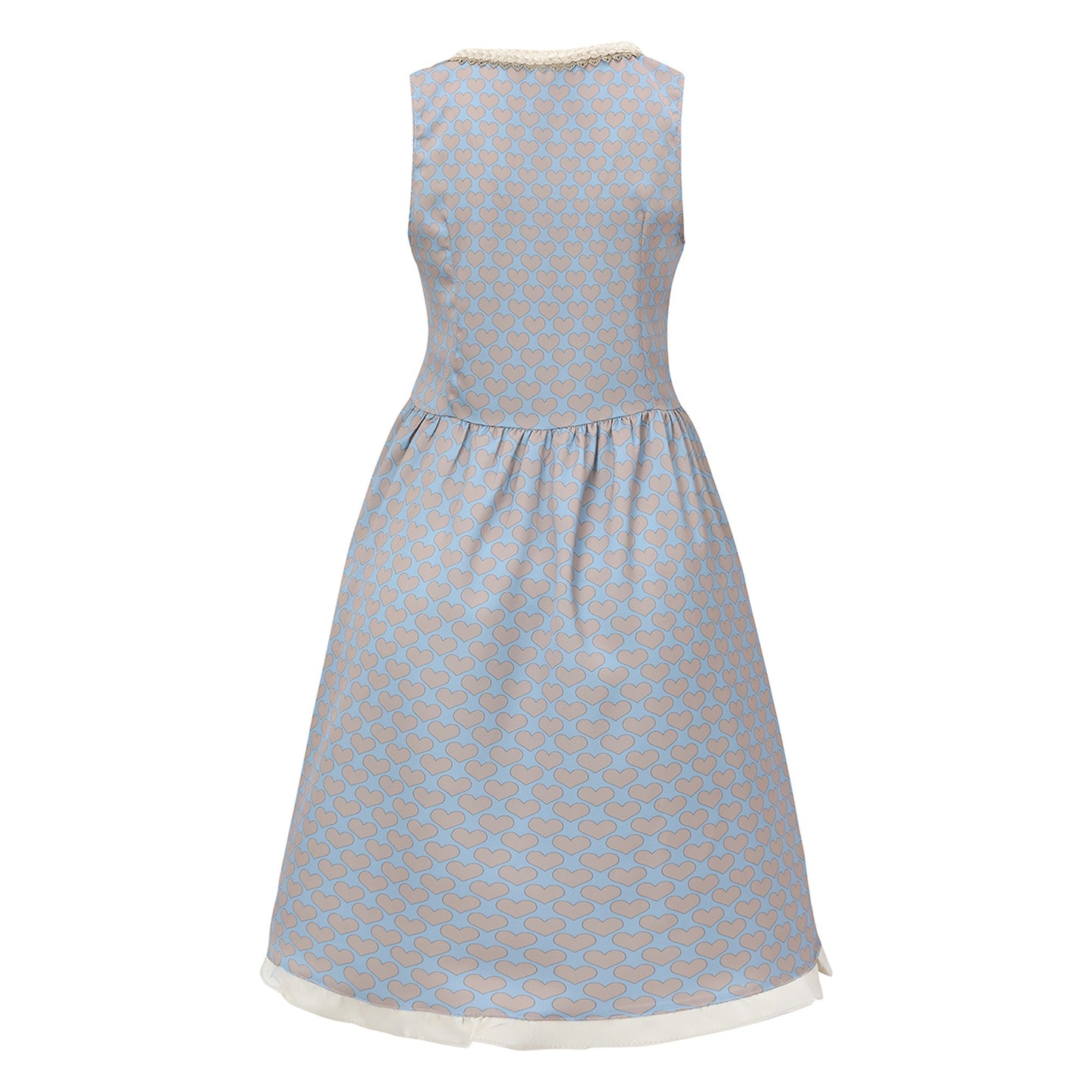 Oktoberfest Apricot Elegant Dirndl Dress with Blouse & Apron