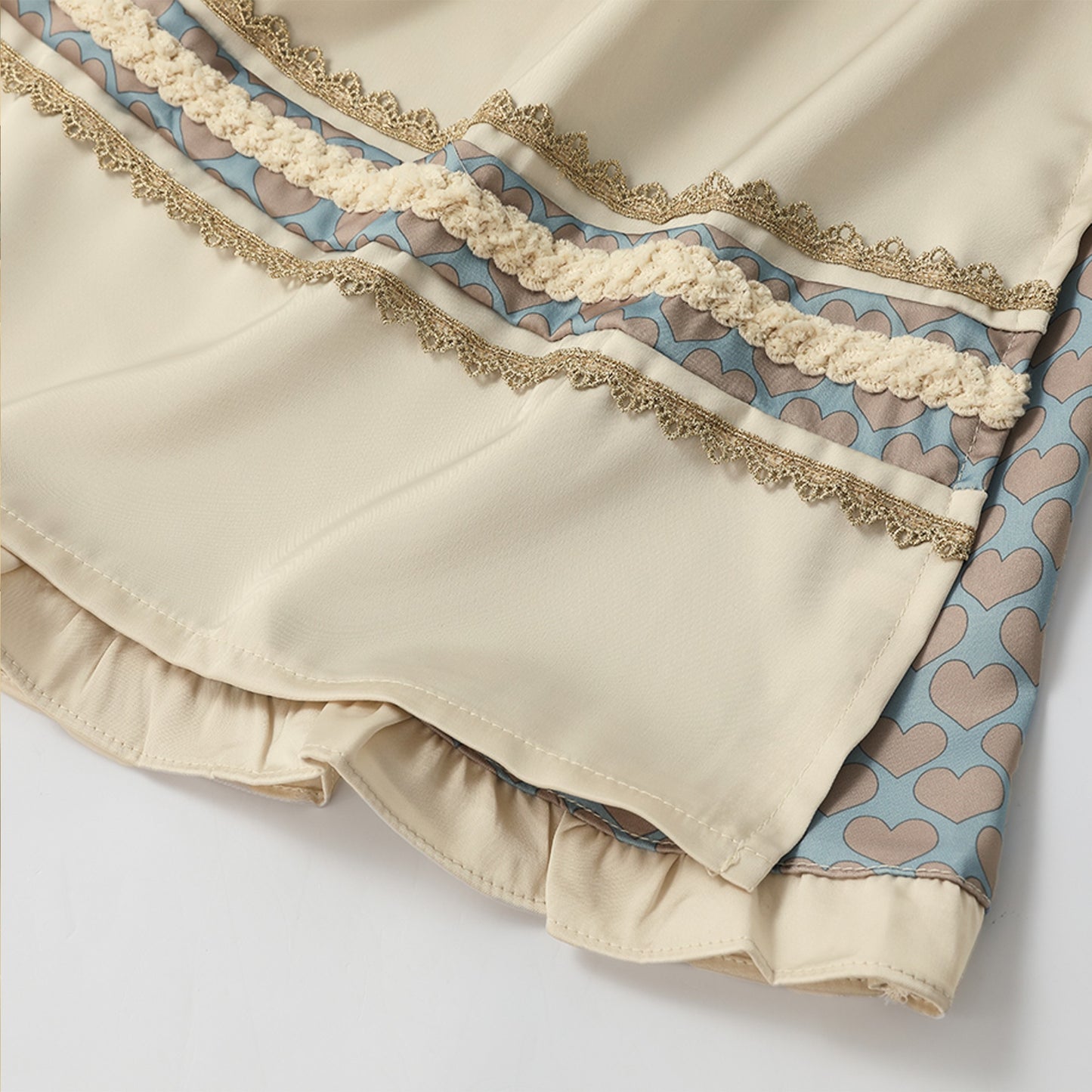 Oktoberfest Apricot Elegant Dirndl Dress with Blouse & Apron