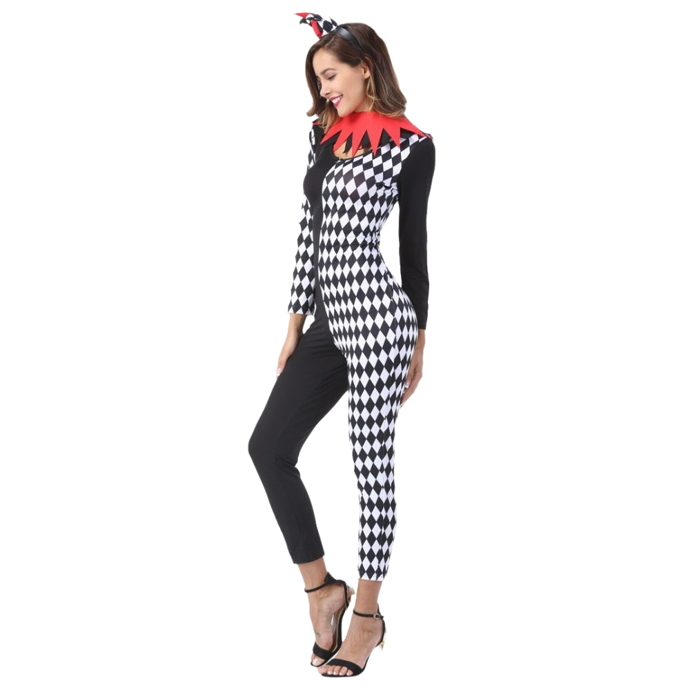 Clown Halloween Costume Full Body Suit