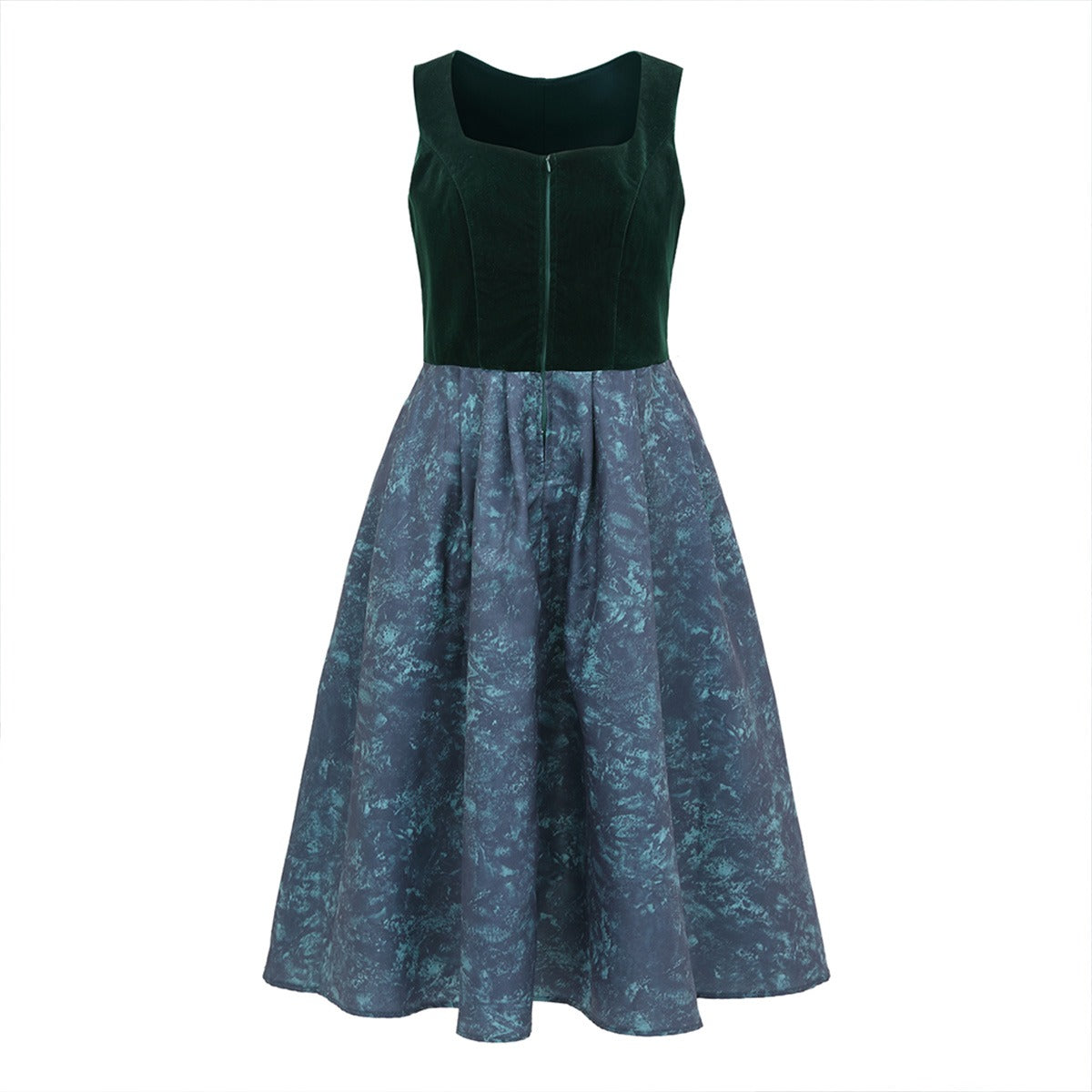 Oktoberfest Women's Dark Green Dirndl Dress with Apron