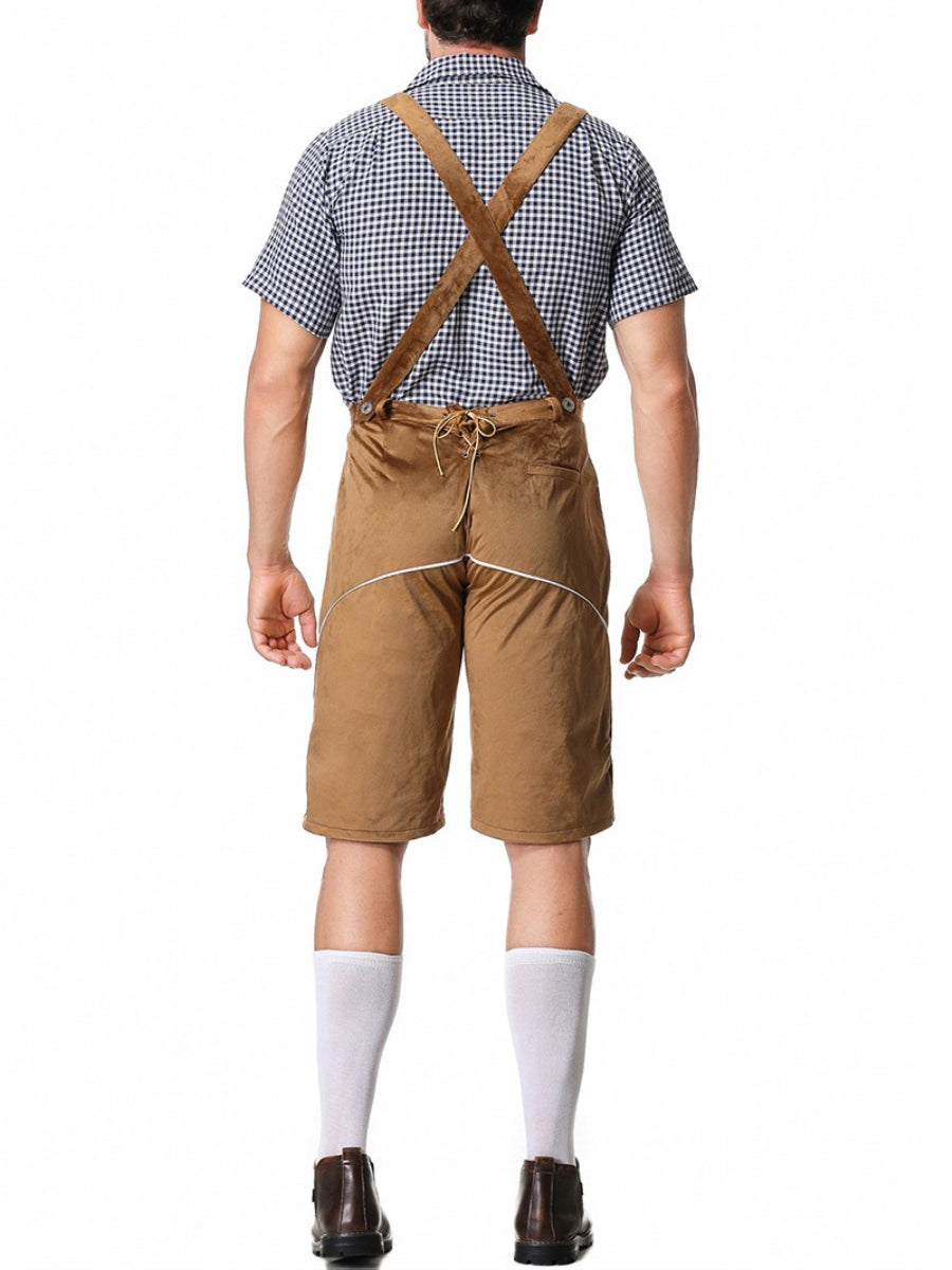 Oktoberfest Lederhosen Outfit with Shirt