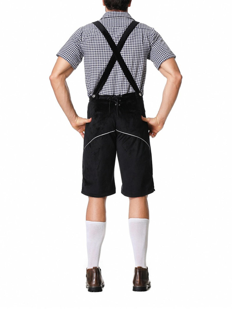 Oktoberfest Lederhosen Outfit with Shirt