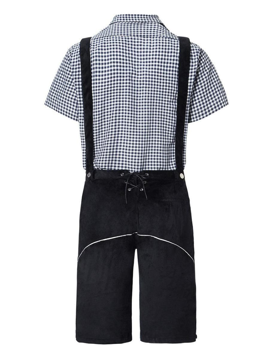 Oktoberfest Lederhosen Outfit with Shirt