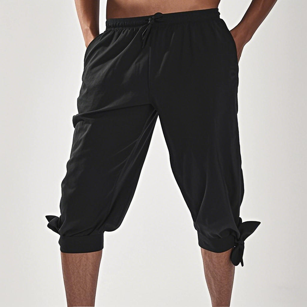 Retro Style Pirate Cropped Pants - Retrorobe