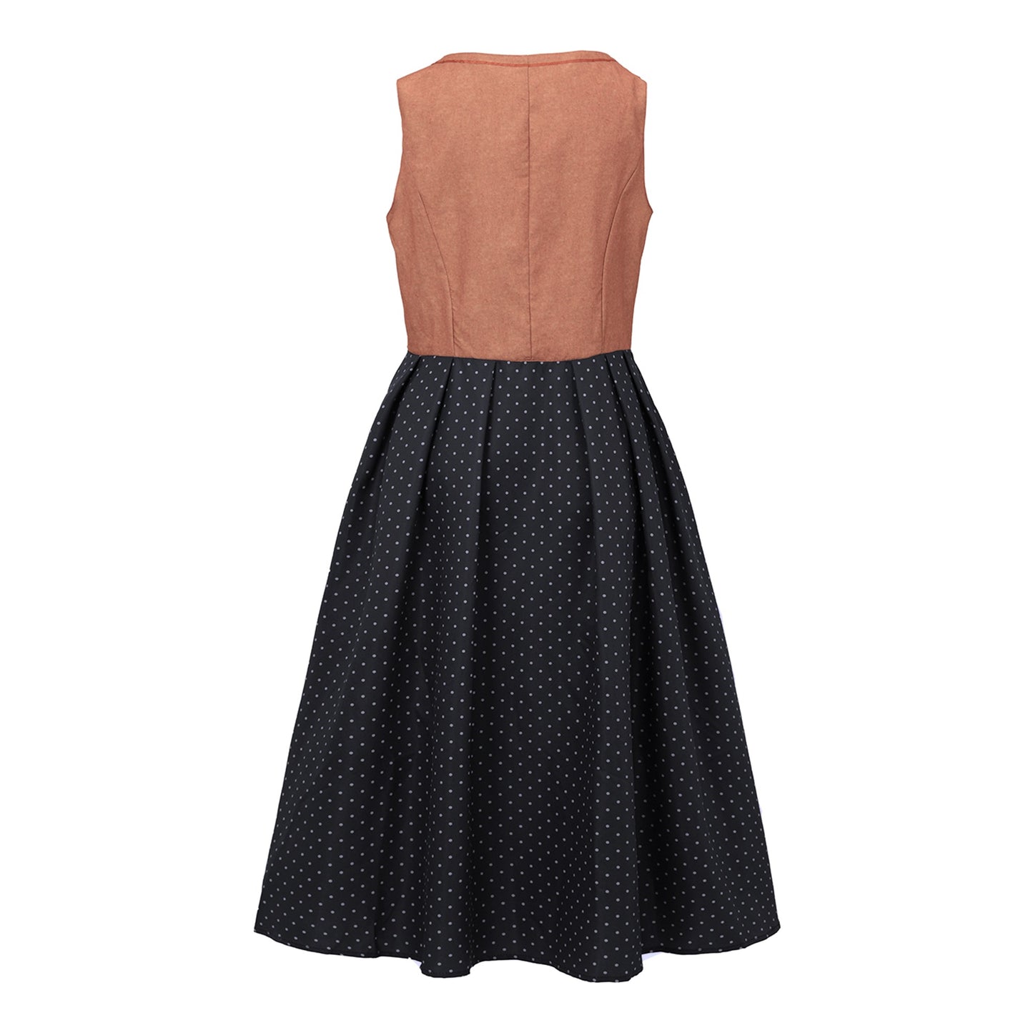 Oktoberfest Women's Pink Dirndl Dress with Polka Dot Apron