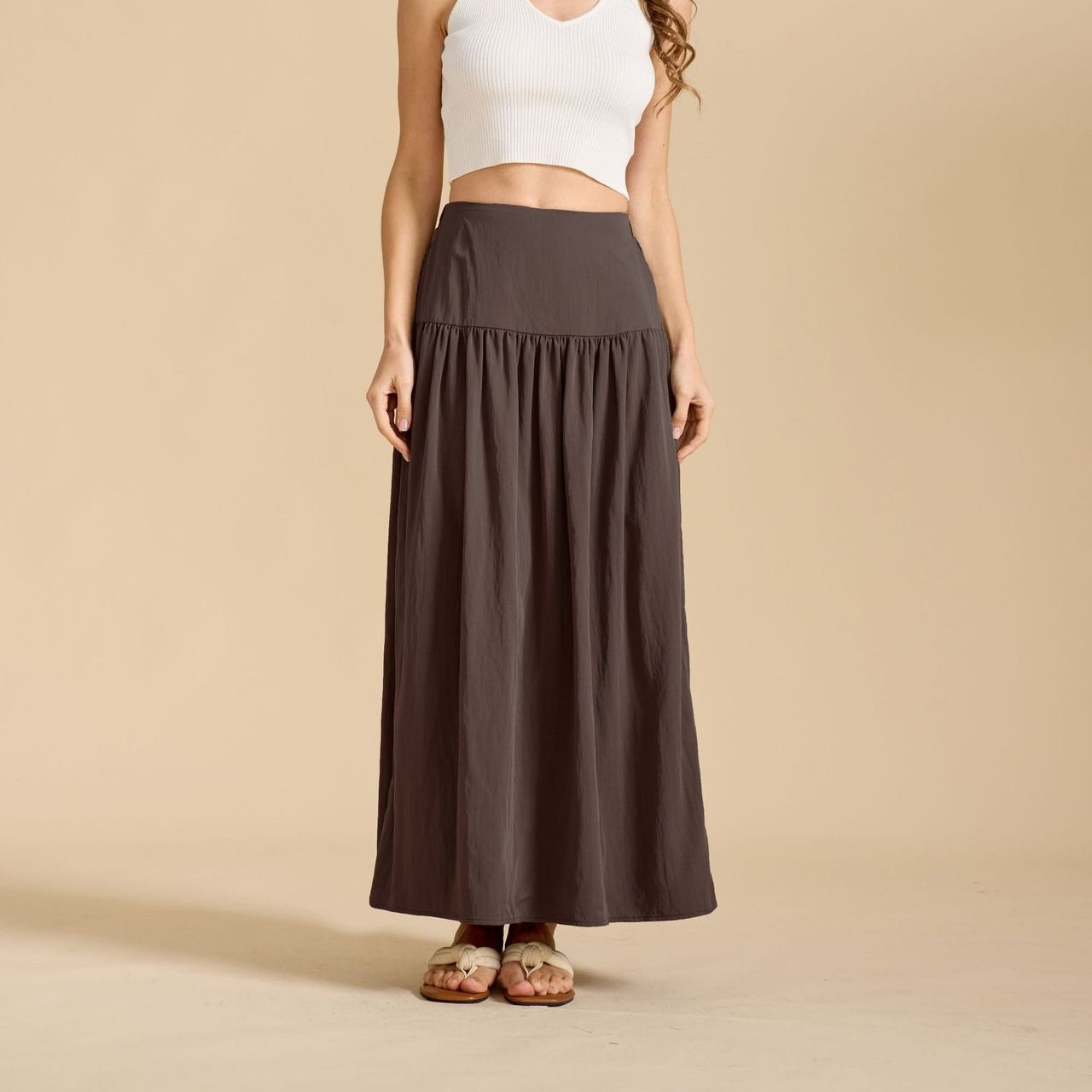 Maxirock mit hoher Taille im Renaissance-Stil