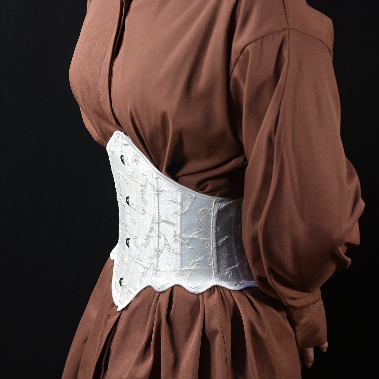 Victorian Underbust Jacquard Girdle Bustier