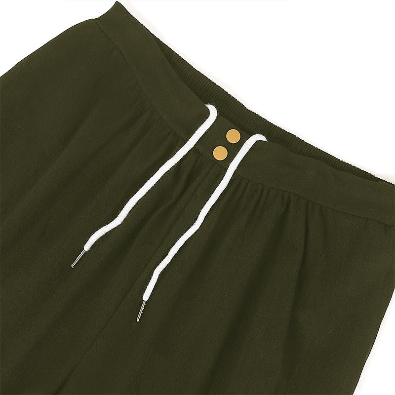 Retro Style Pirate Cotton Linen Pants - Retrorobe