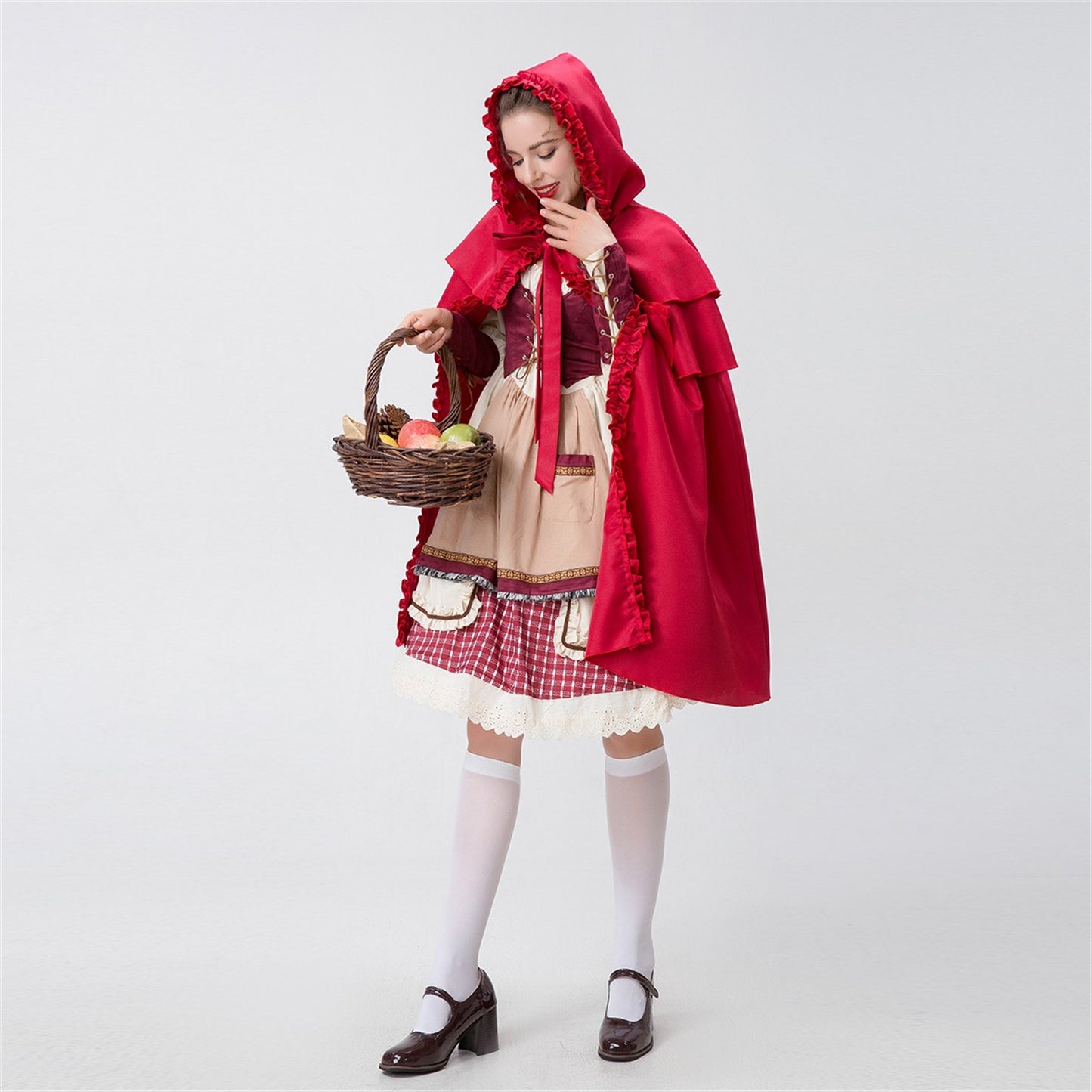 Little Red Riding Hood Dress with Cape