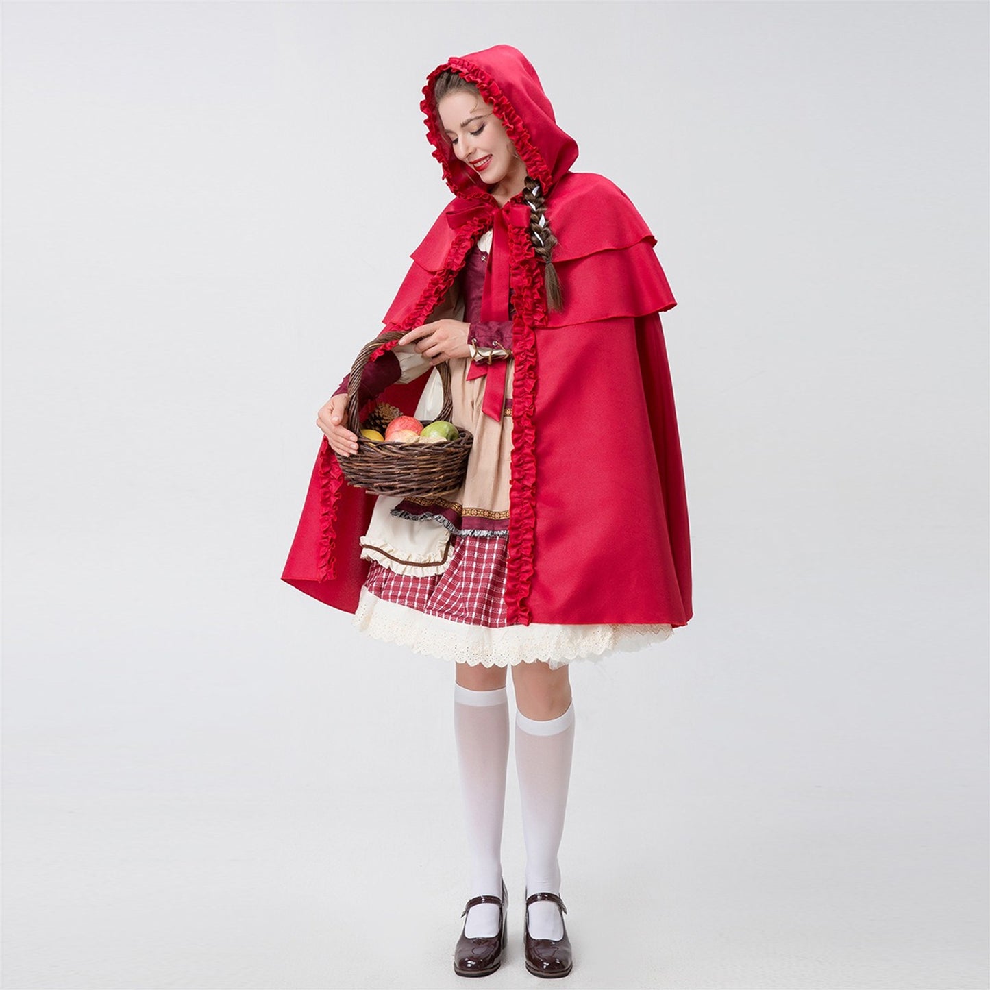 Little Red Riding Hood Dress with Cape