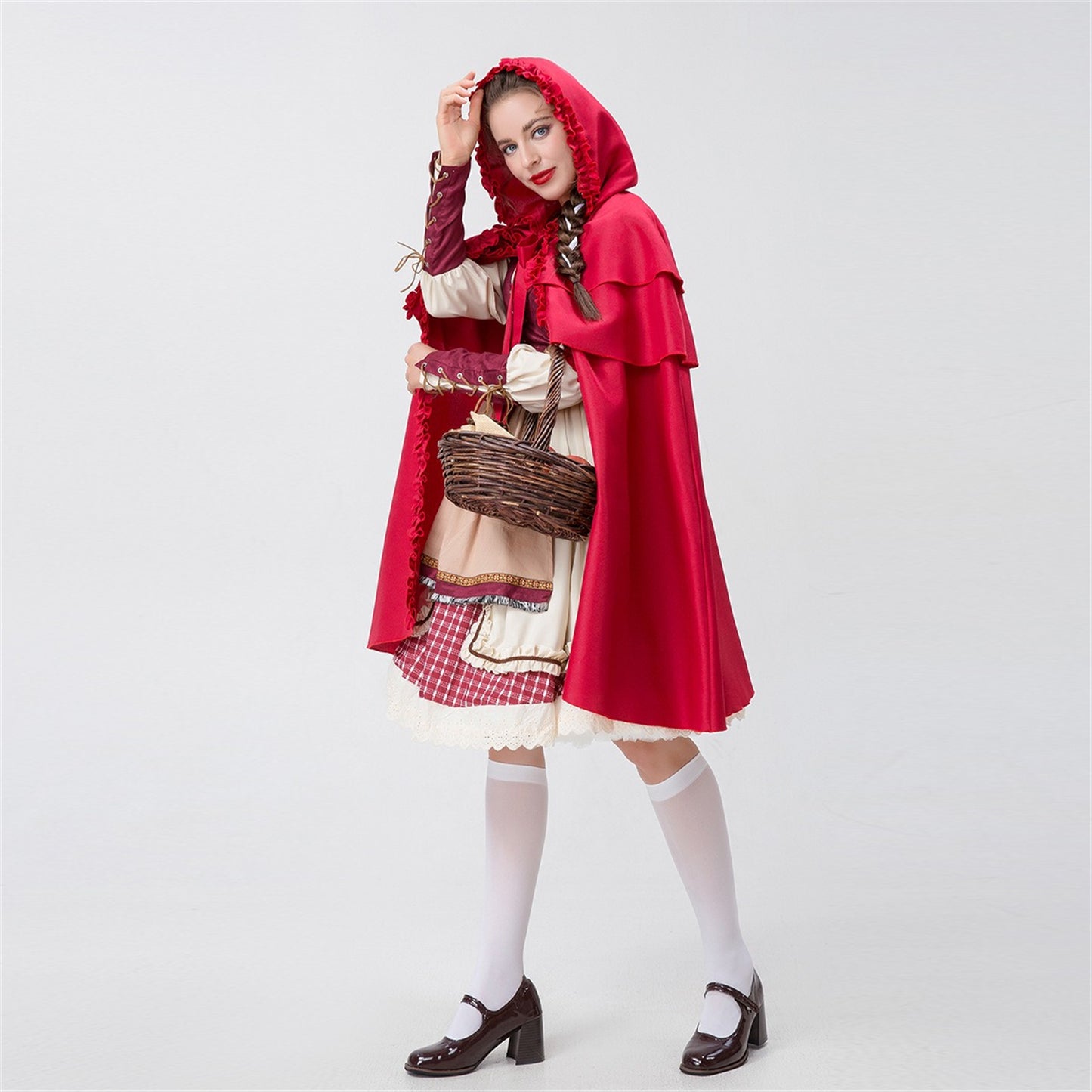 Little Red Riding Hood Dress with Cape