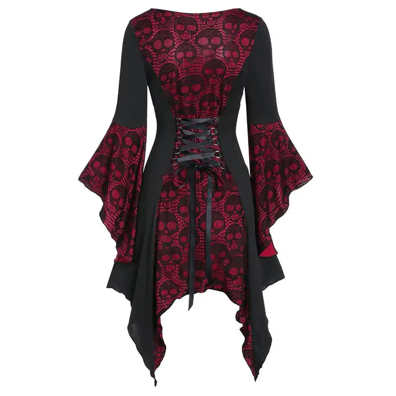 Renaissance Gothic Witch Dress Medieval Vampire Costume