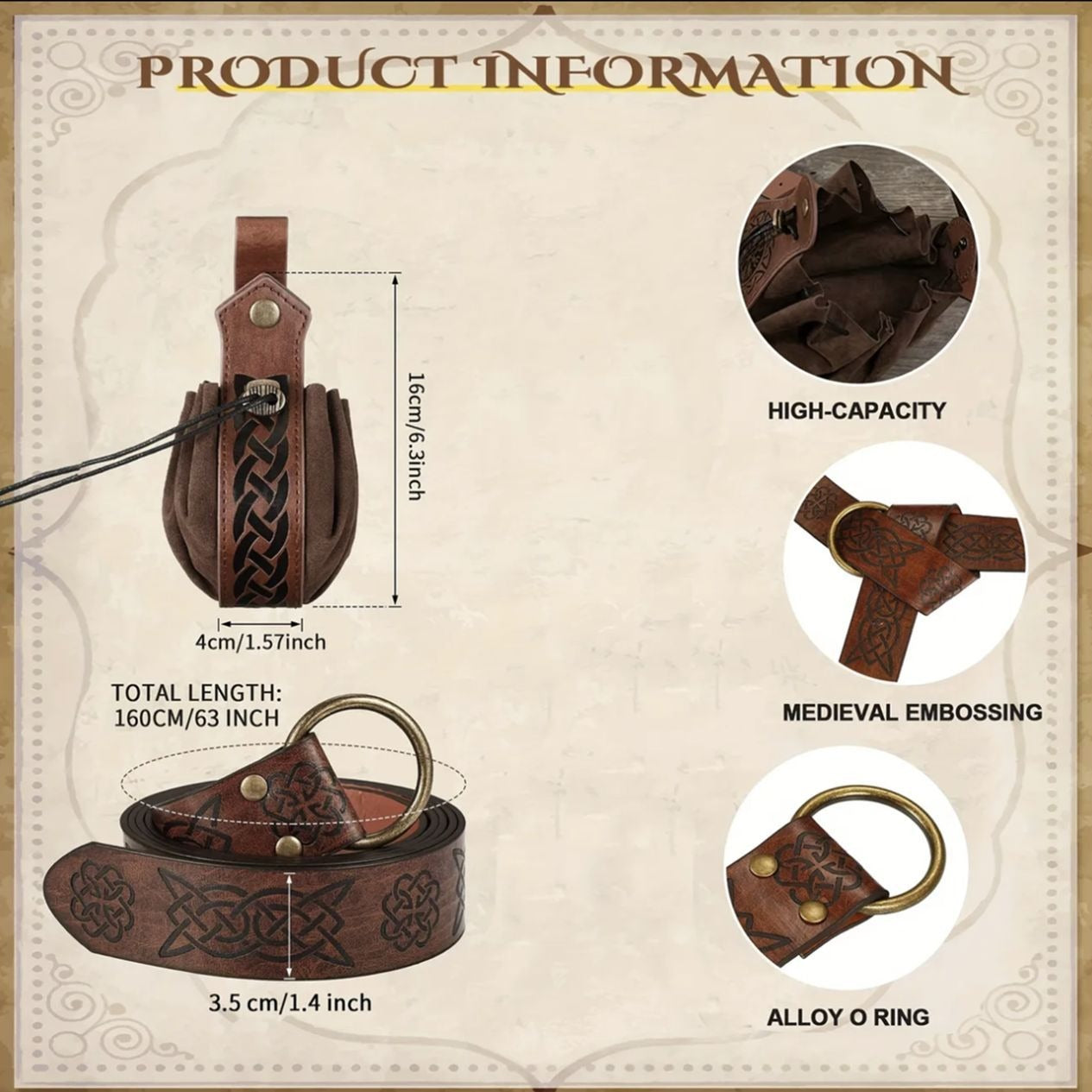 Medieval Fantasy Adventurer Costume Set