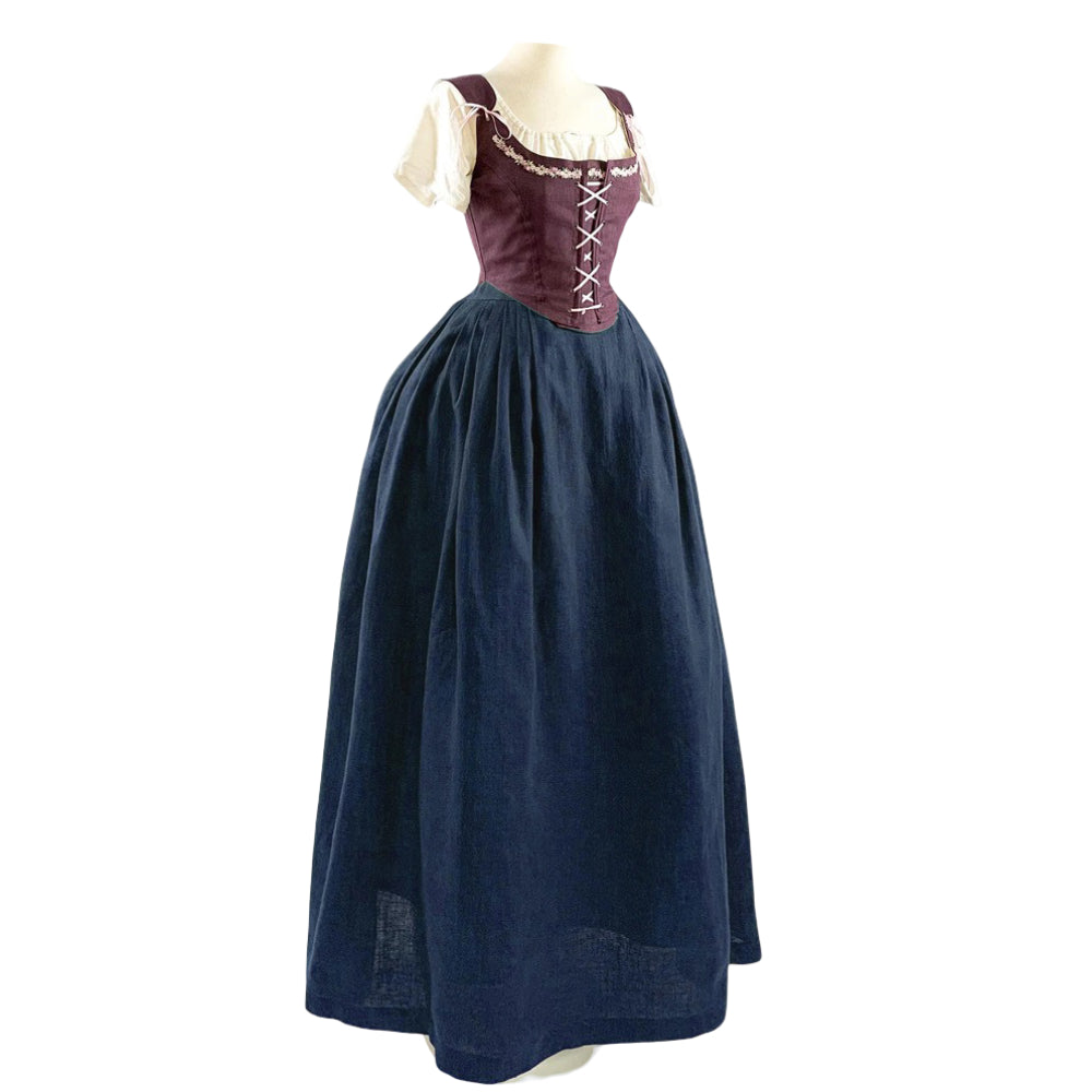 Women's Medieval Renaissance Maid Costume Dress