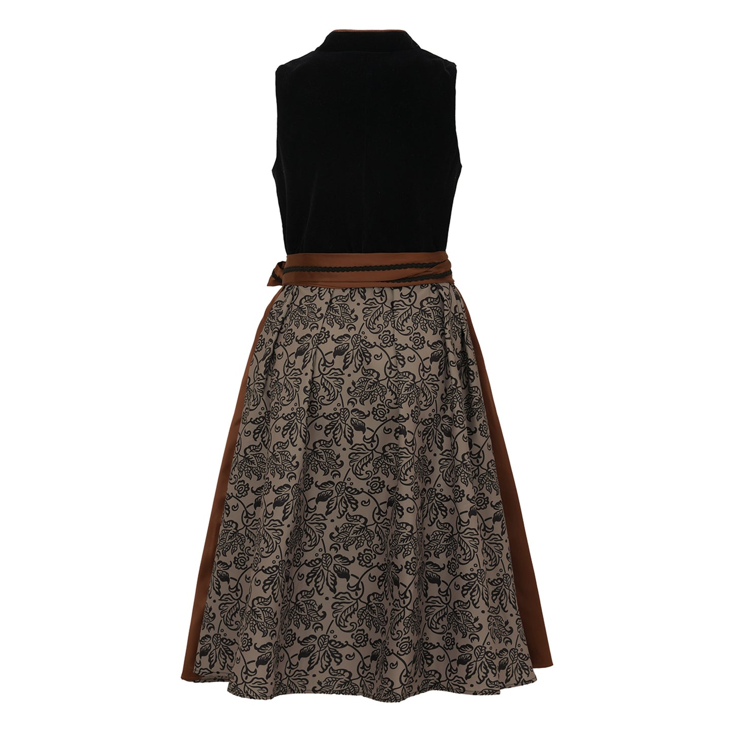 Oktoberfest Women's Bronze Dirndl Dress with Apron