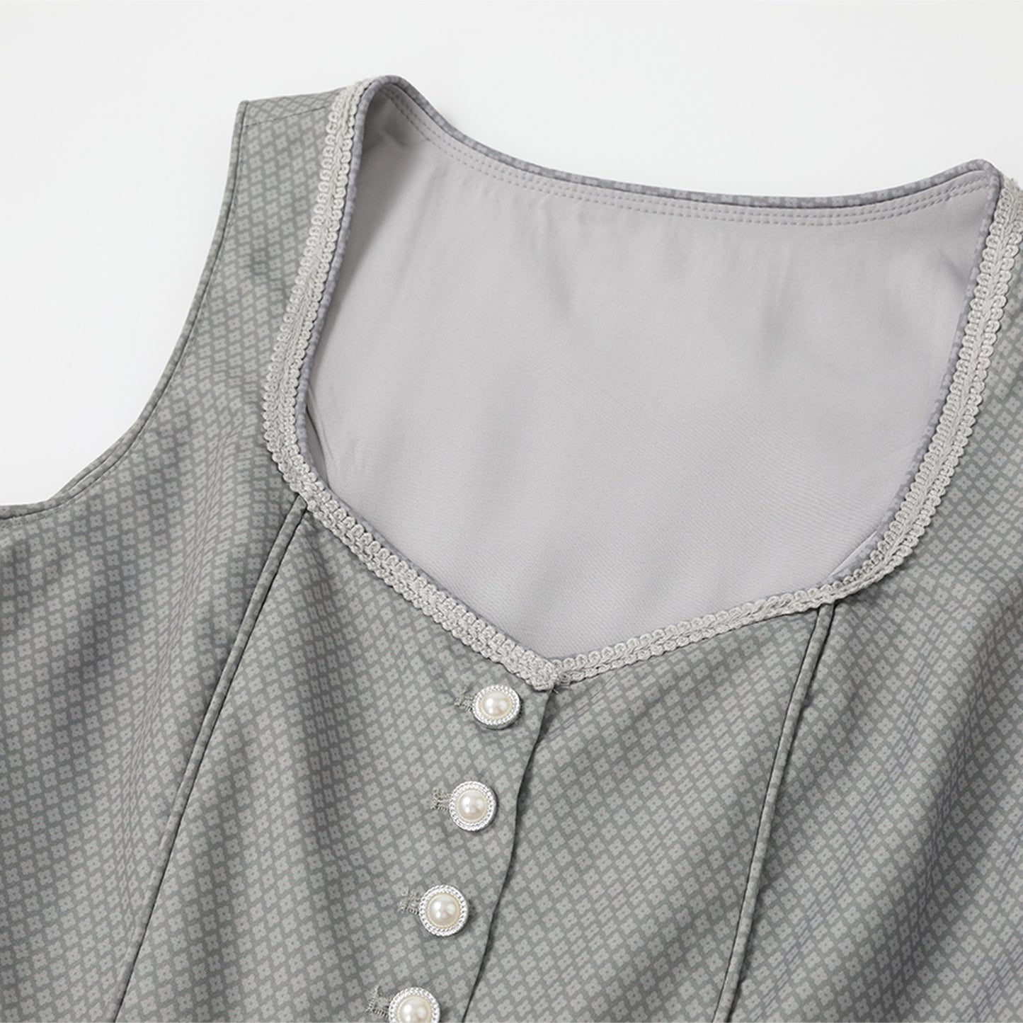 Oktoberfest Kakhi Classic Dirndl Dress with Apron