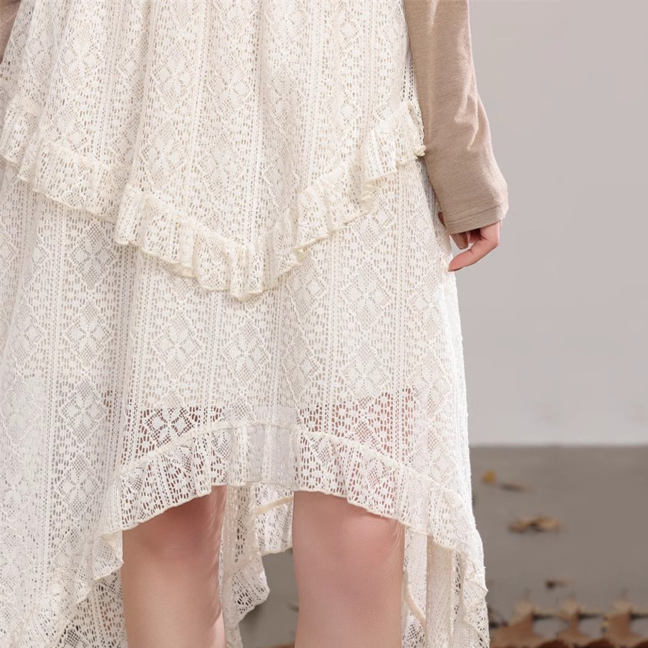 Medieval Rustic Lace Skirt - Retrorobe