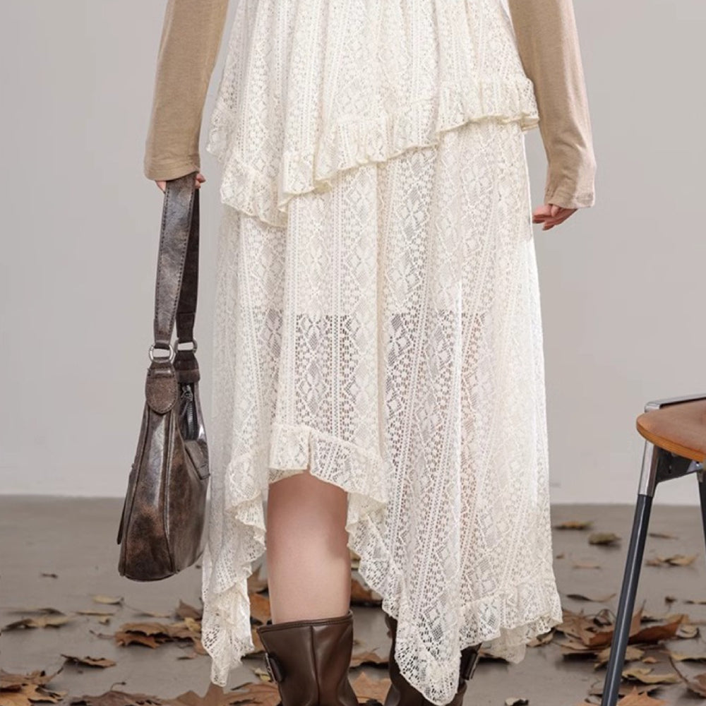 Medieval Rustic Lace Skirt - Retrorobe