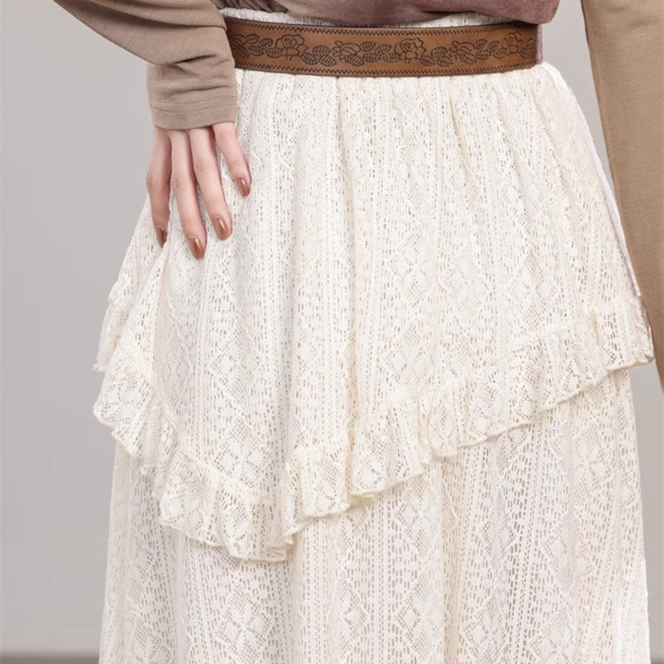 Medieval Rustic Lace Skirt - Retrorobe