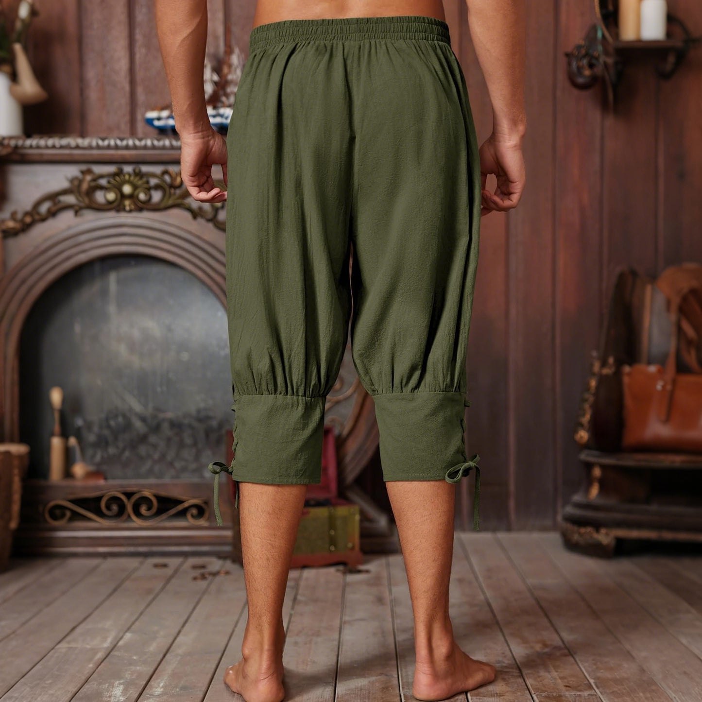 Retro Style Pirate Cotton Linen Pants - Retrorobe