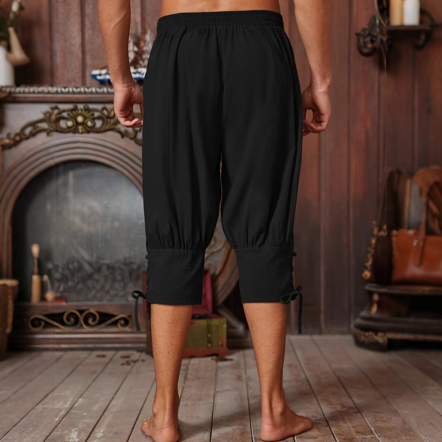 Retro Style Pirate Cotton Linen Pants - Retrorobe