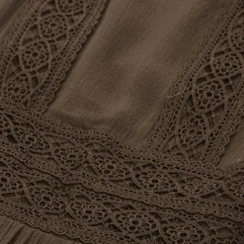 Renaissance Dress Embroidery Bell Sleeves A-Line Dress
