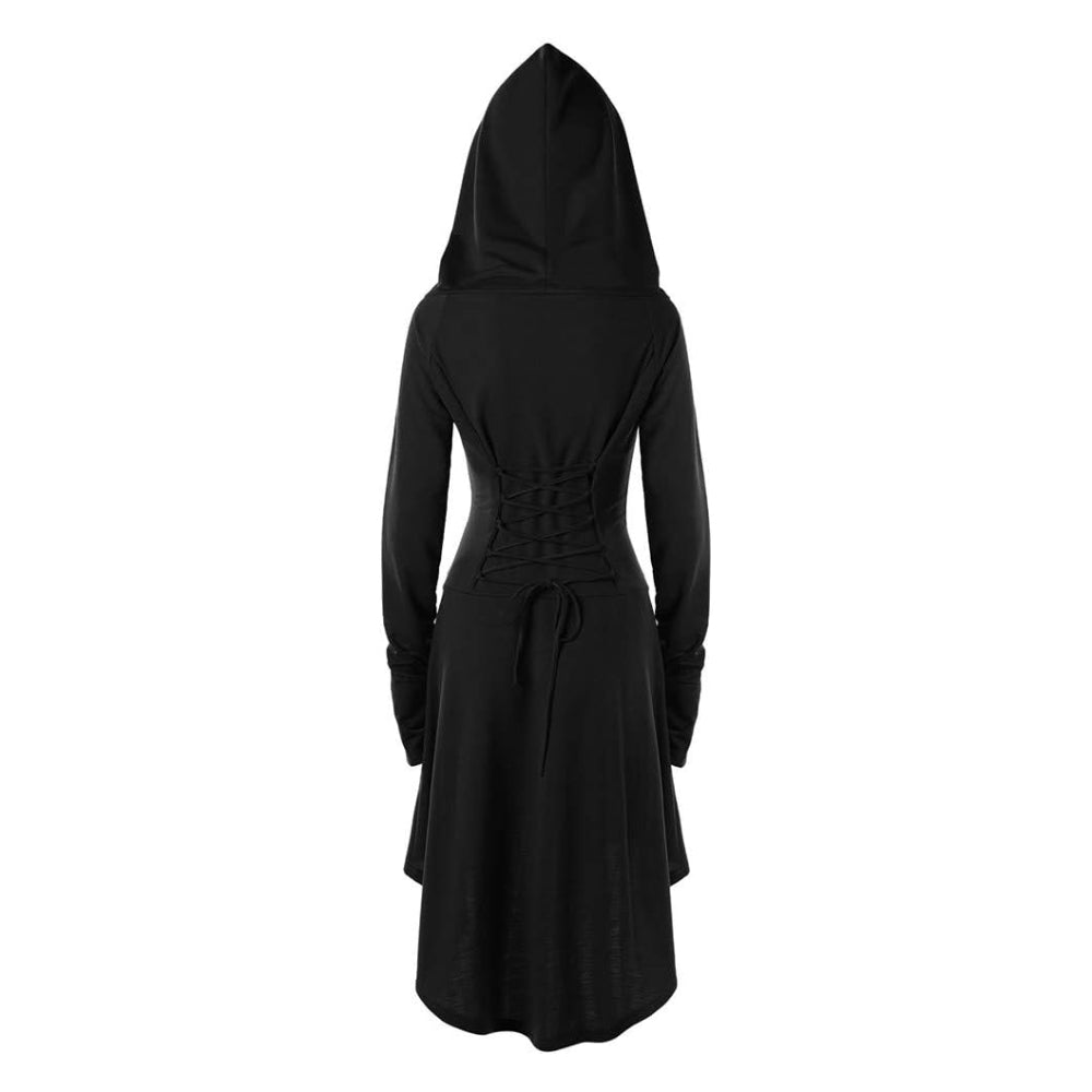 Medieval Fantasy Hooded Dress