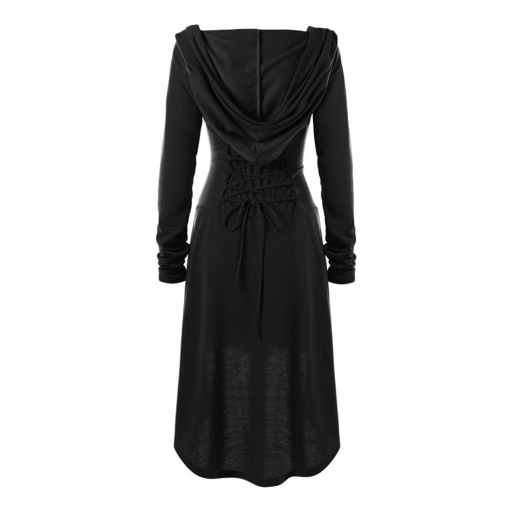 Medieval Fantasy Hooded Dress