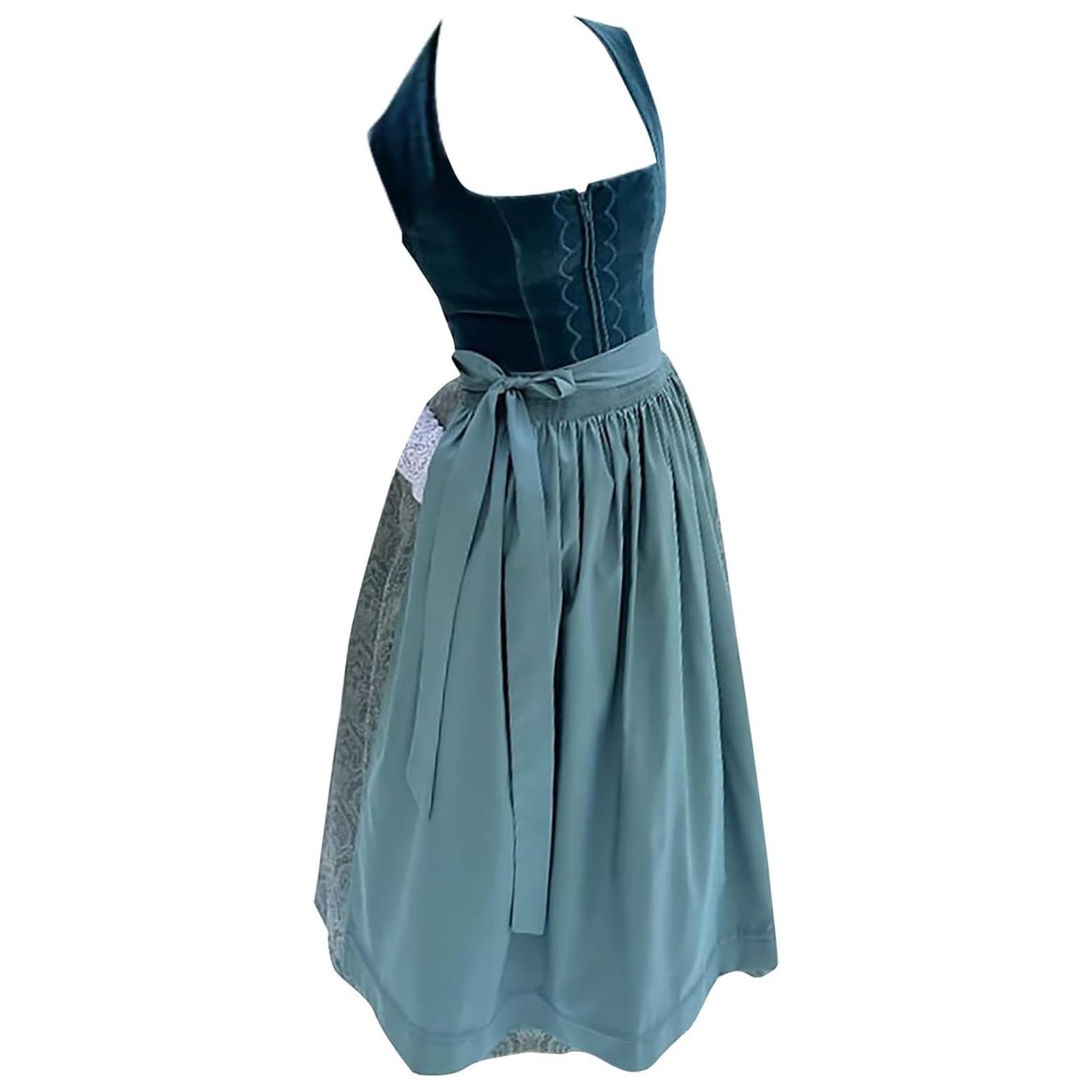 Oktoberfest Faux Fleece Dirndl with Apron