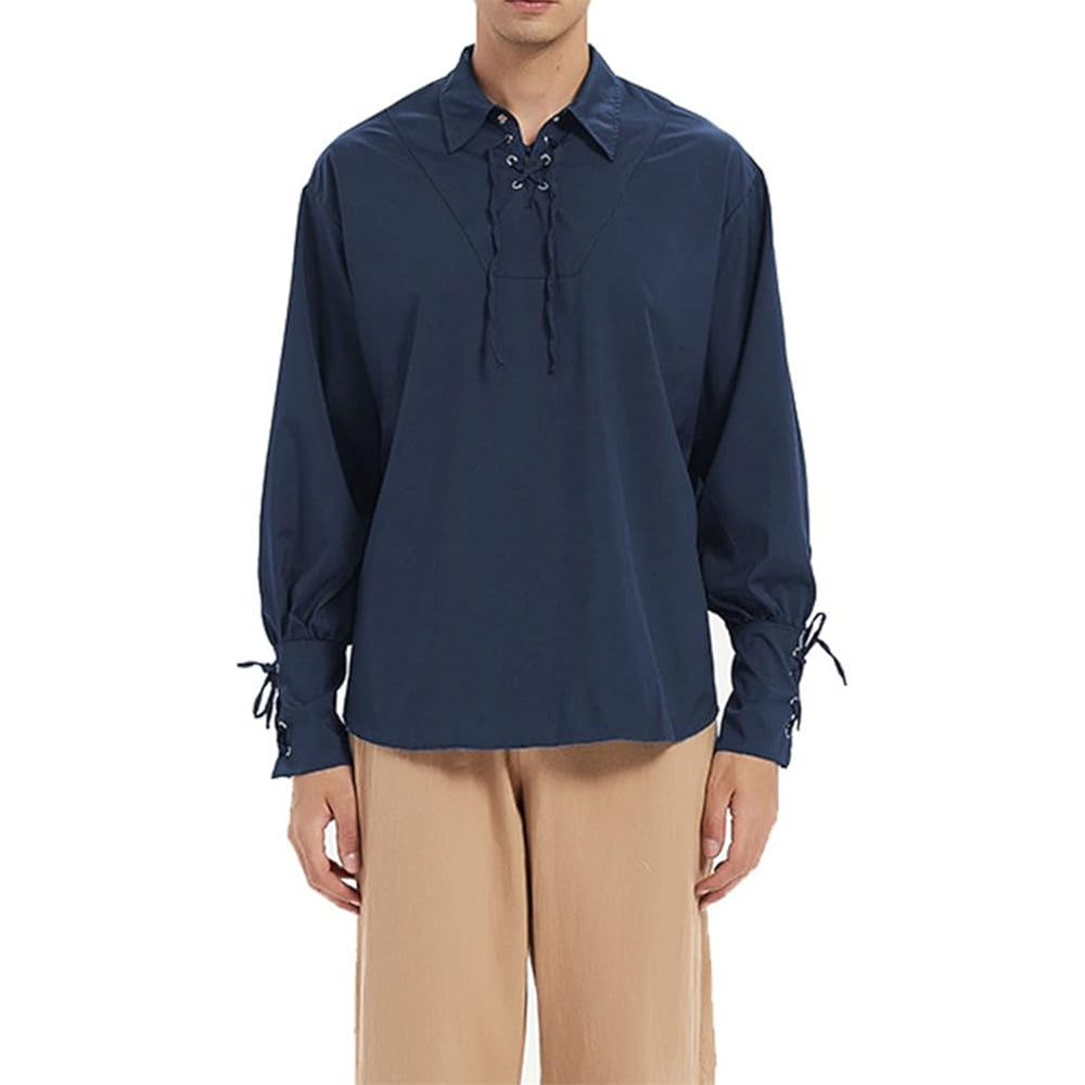 Pirate Style Tunic Drawstring Desing - Retrorobe