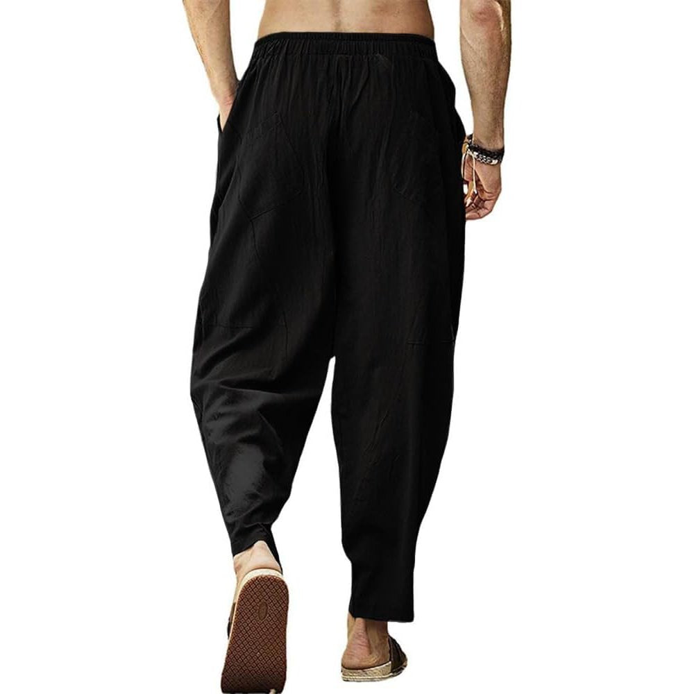Retro Style Pirate Pants Elastic Waistband Design - Retrorobe