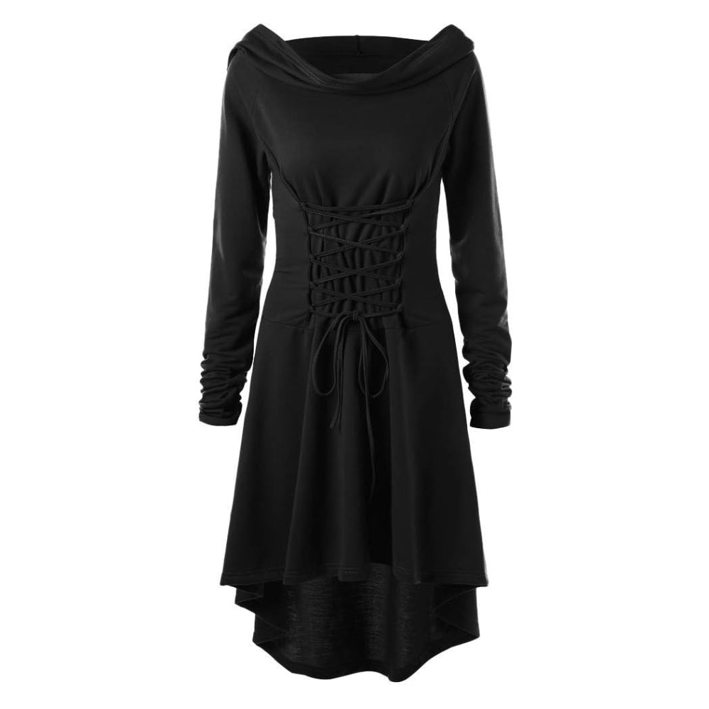 Medieval Fantasy Hooded Dress