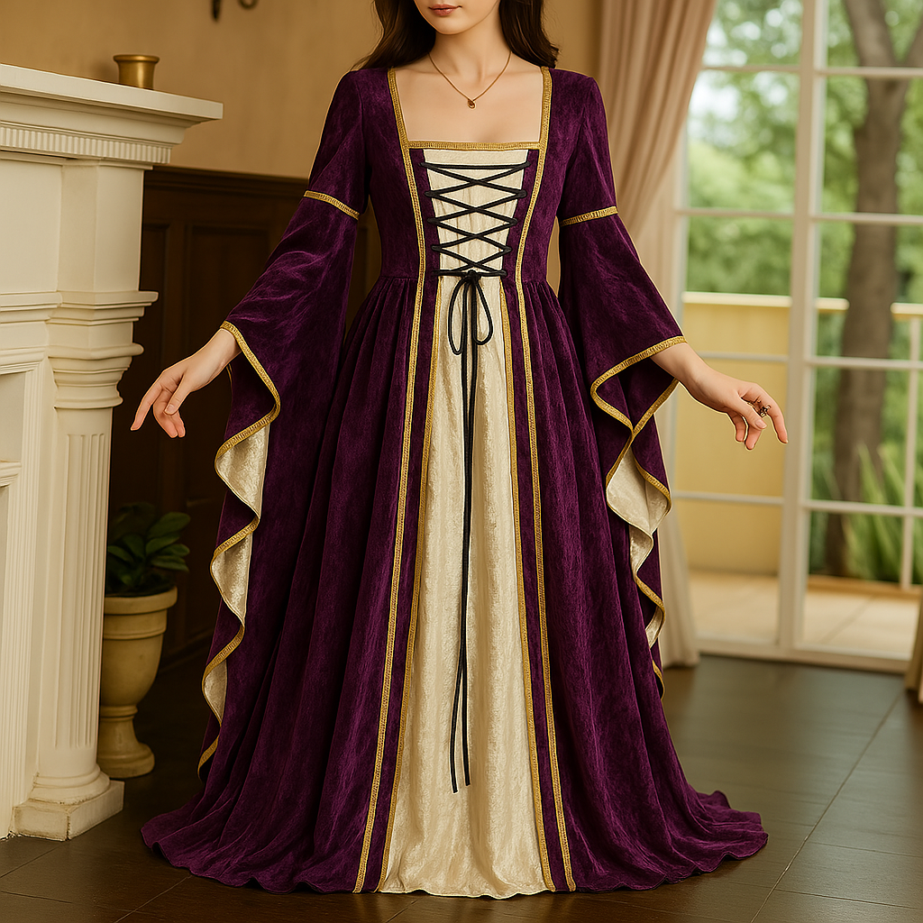 Medieval Velveteen Court Dressre - Retrorobe