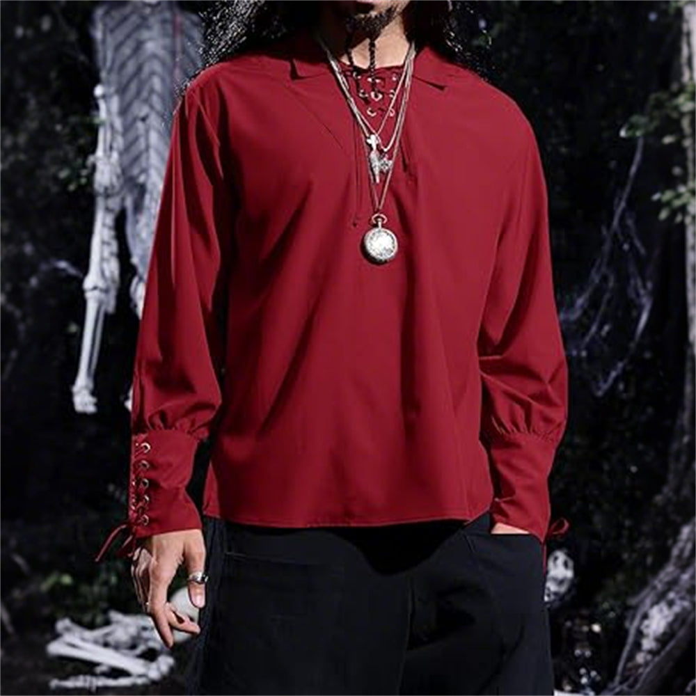 Pirate Style Tunic Drawstring Desing - Retrorobe