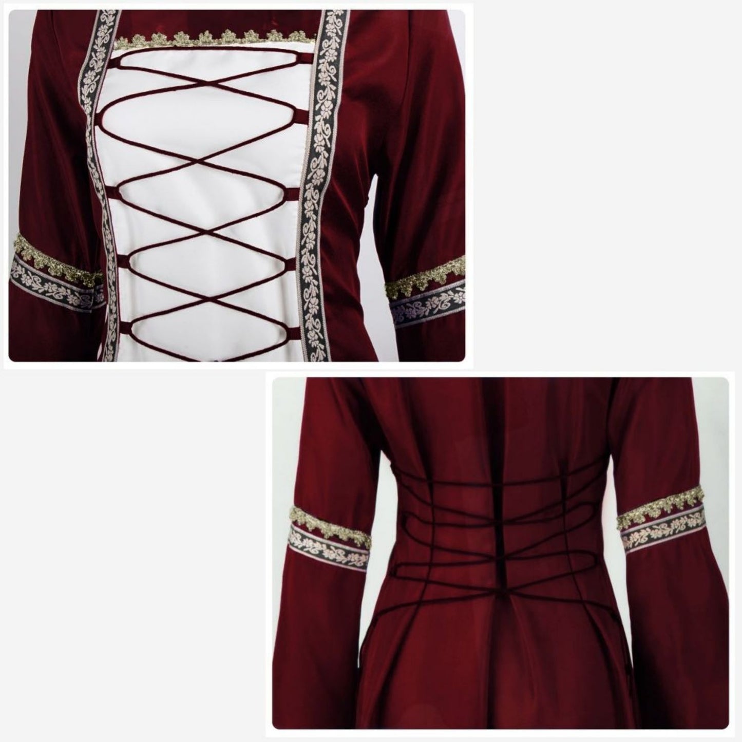 Irish Medieval Renaissance Dress Plus Size Design - Retrorobe
