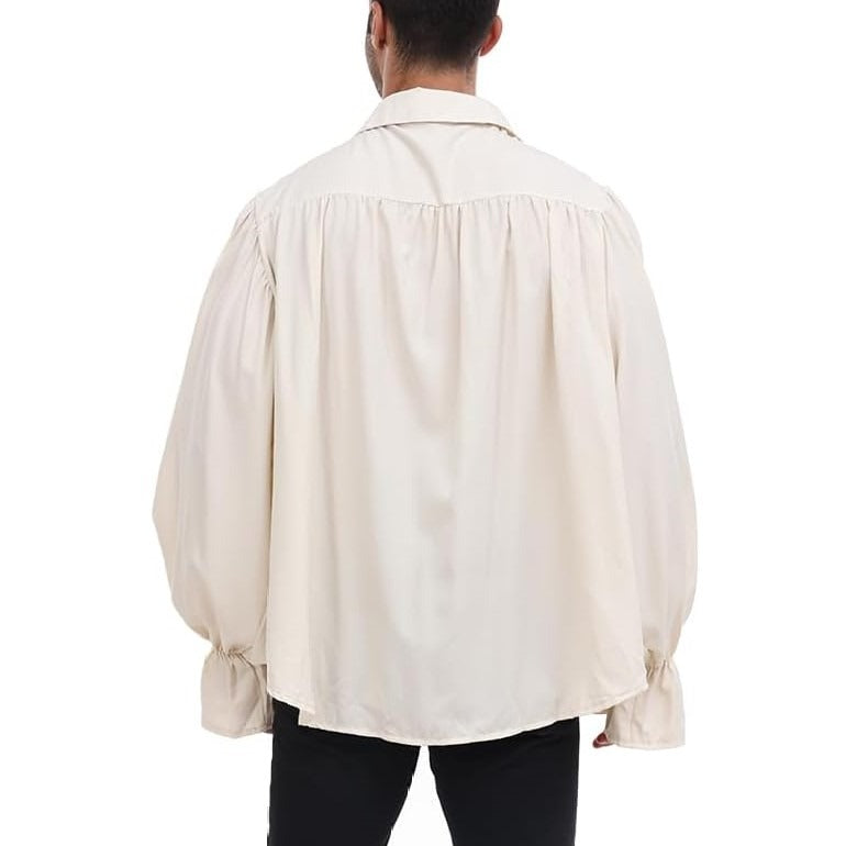 Renaissance Ruffle Decorated Tops Pirate Shirts - Retrorobe