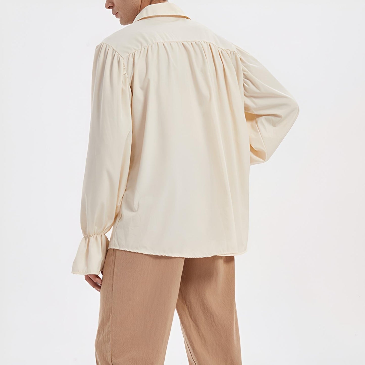 Renaissance Ruffle Decorated Tops Pirate Shirts - Retrorobe