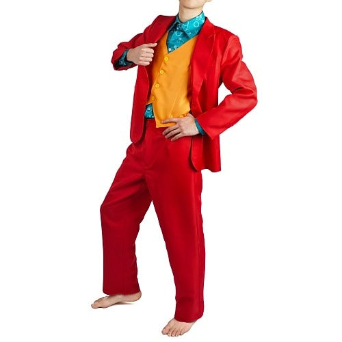 Joker Villain Suit Costume for Halloween