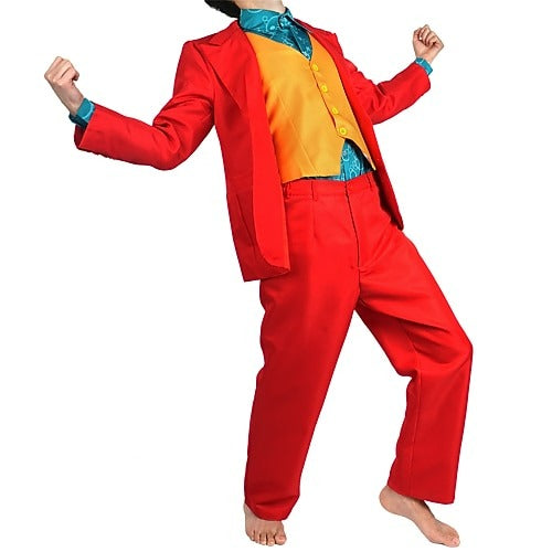 Joker Villain Suit Costume for Halloween