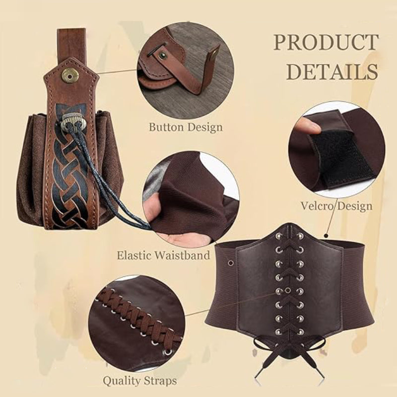 Renaissance Kostüm Sets Korsett Bund Gürtel