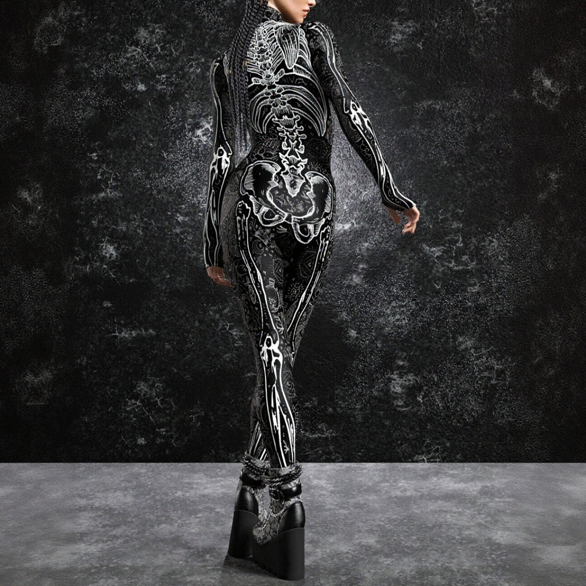 Women’s Full Body Skeleton Catsuit
