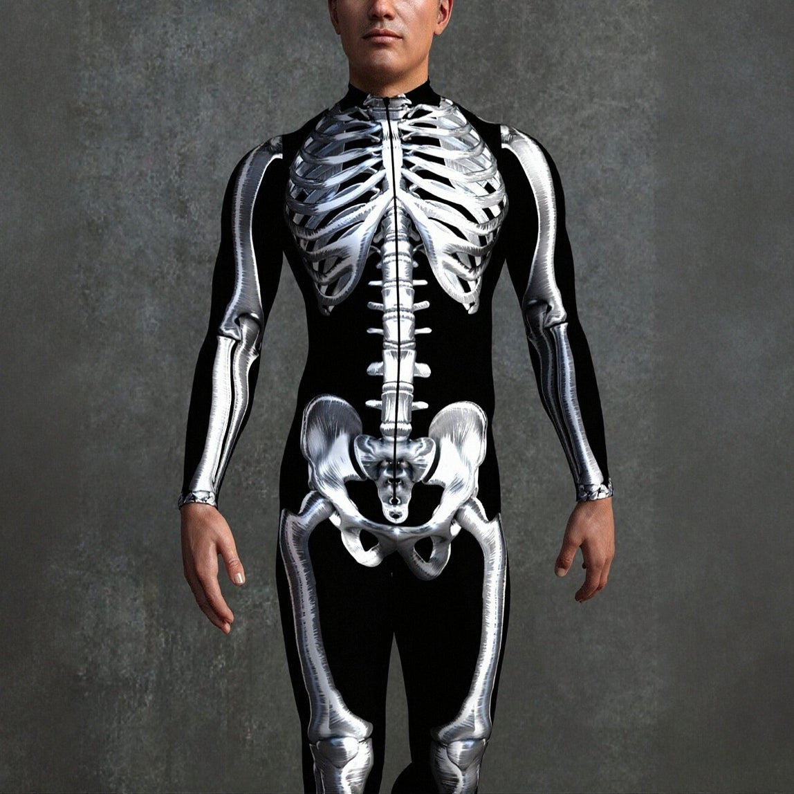 Men's Skeleton Skull Costume Bodysuits