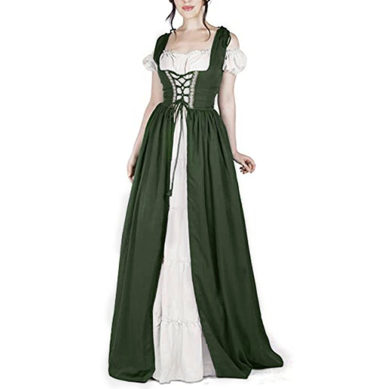 Irish Style Off-Shoulder Dress
