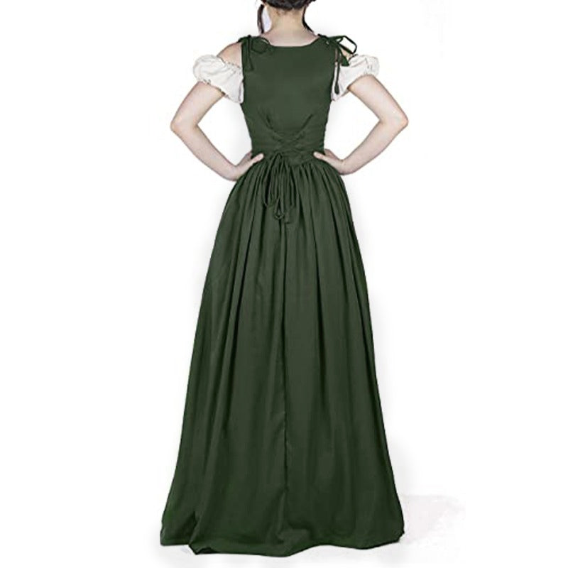 Irish Style Off-Shoulder Dress