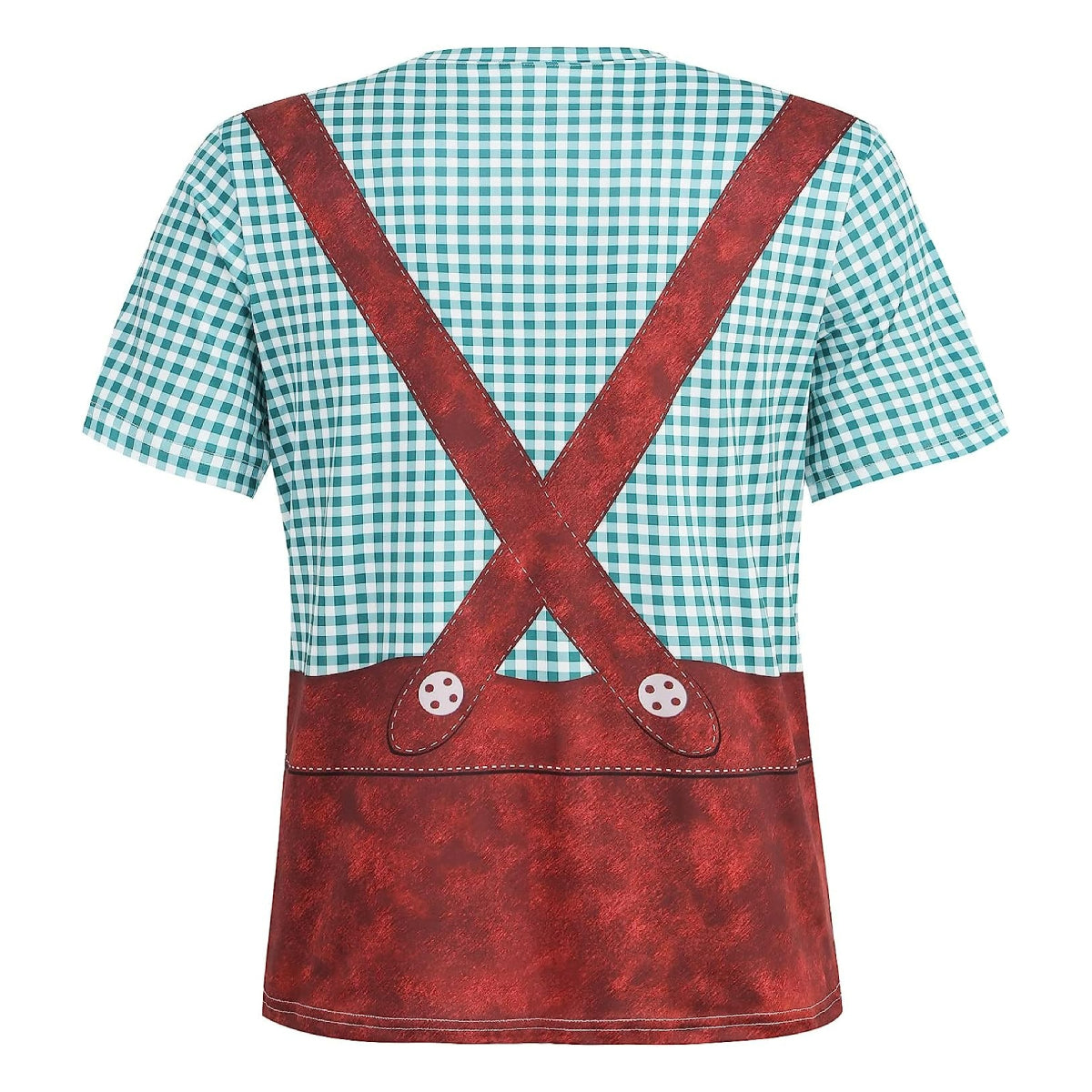 Lustiges Oktoberfest-T-Shirt mit Lederhosen-Print