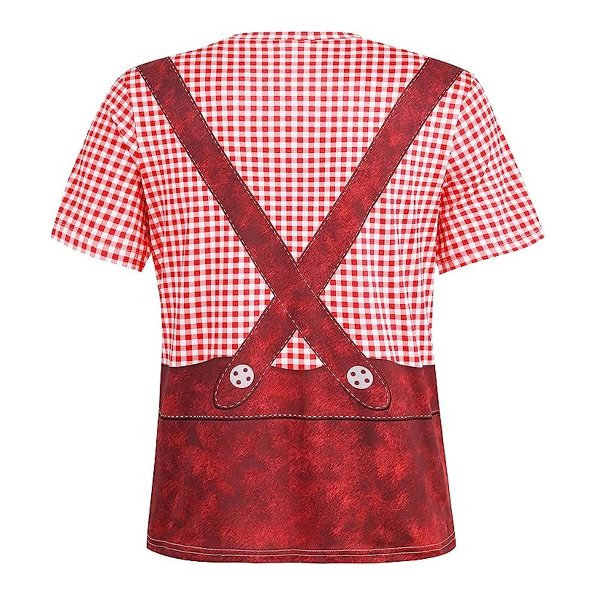 T-Shirt mit Oktoberfest-Lederhosen-Print