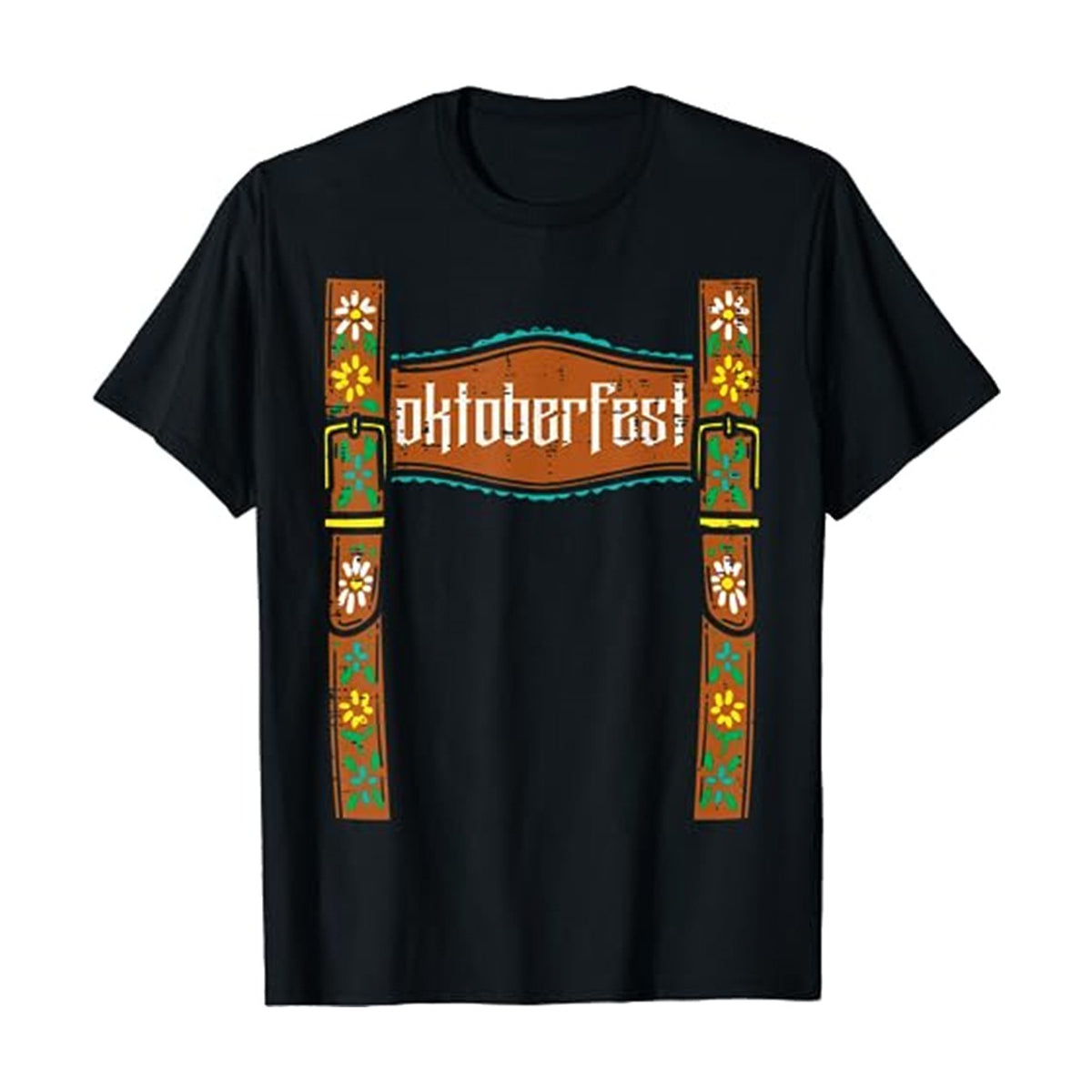 Men's Oktoberfest Lederhosen Graphic T-shirt