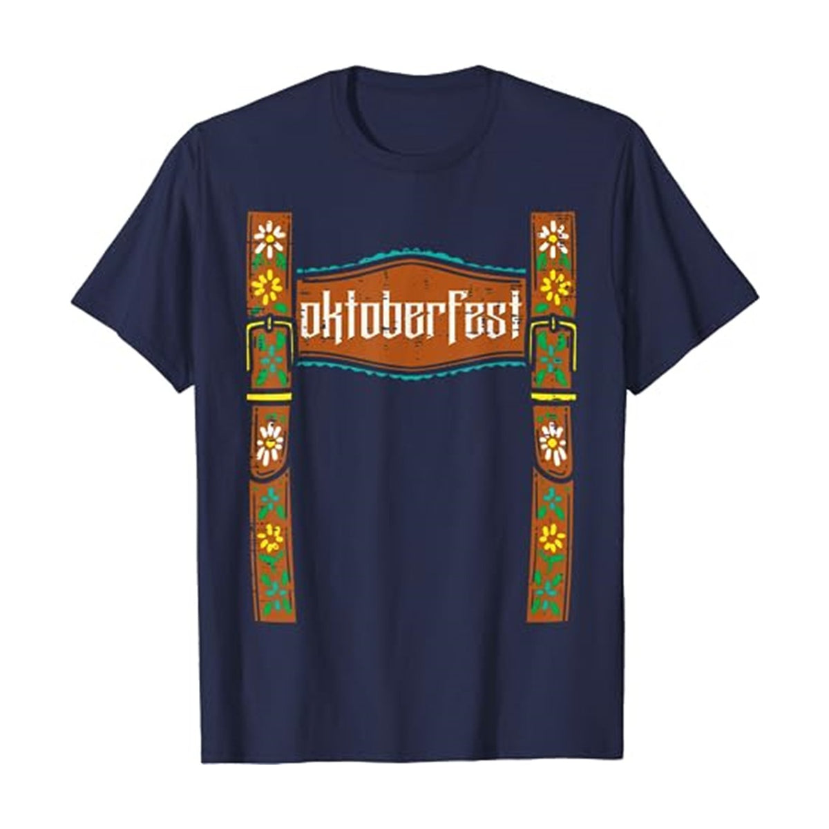 Men's Oktoberfest Lederhosen Graphic T-shirt